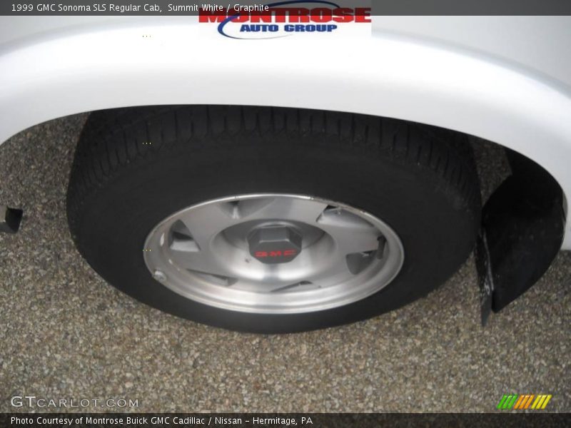 Summit White / Graphite 1999 GMC Sonoma SLS Regular Cab