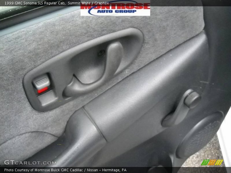 Summit White / Graphite 1999 GMC Sonoma SLS Regular Cab