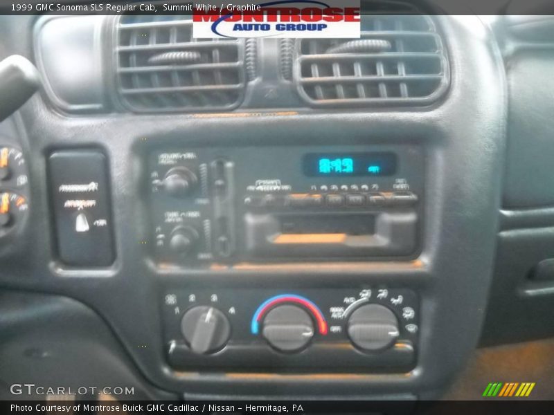 Summit White / Graphite 1999 GMC Sonoma SLS Regular Cab