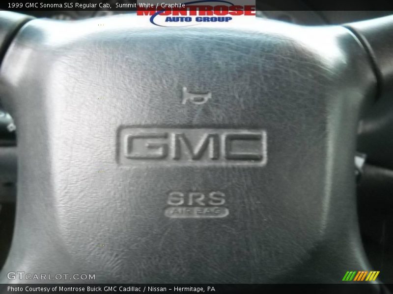 Summit White / Graphite 1999 GMC Sonoma SLS Regular Cab
