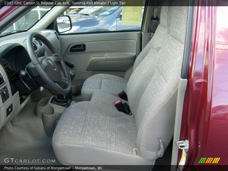Sonoma Red Metallic / Light Tan 2007 GMC Canyon SL Regular Cab 4x4