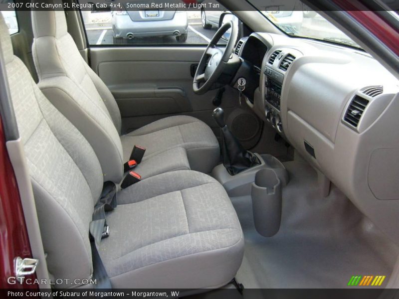Sonoma Red Metallic / Light Tan 2007 GMC Canyon SL Regular Cab 4x4
