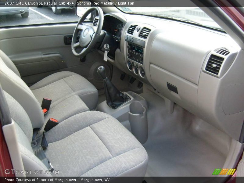 Sonoma Red Metallic / Light Tan 2007 GMC Canyon SL Regular Cab 4x4