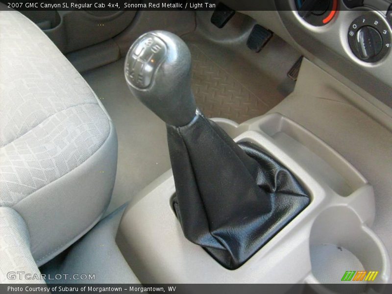 Sonoma Red Metallic / Light Tan 2007 GMC Canyon SL Regular Cab 4x4