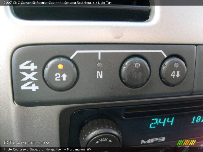 Sonoma Red Metallic / Light Tan 2007 GMC Canyon SL Regular Cab 4x4