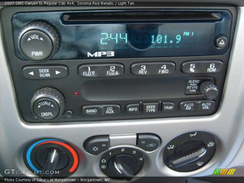 Sonoma Red Metallic / Light Tan 2007 GMC Canyon SL Regular Cab 4x4