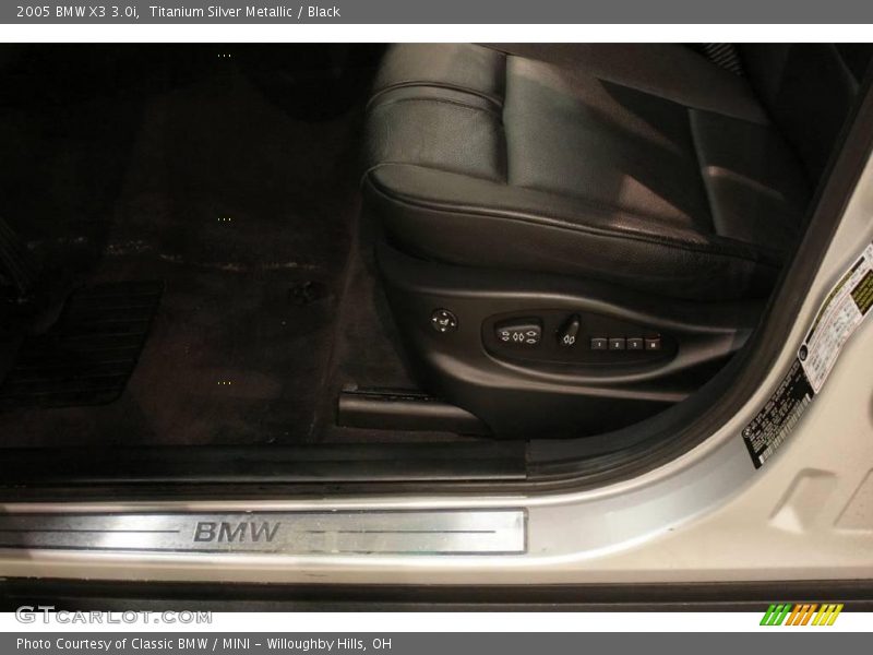 Titanium Silver Metallic / Black 2005 BMW X3 3.0i
