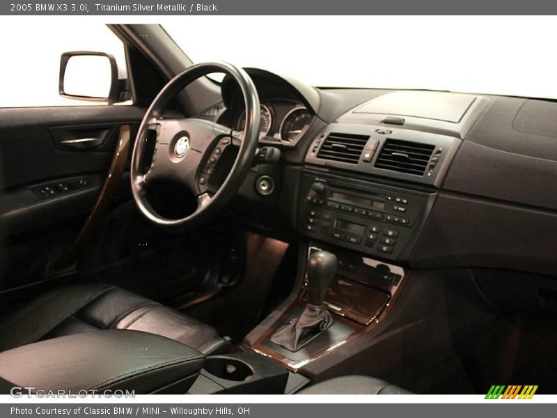 Titanium Silver Metallic / Black 2005 BMW X3 3.0i