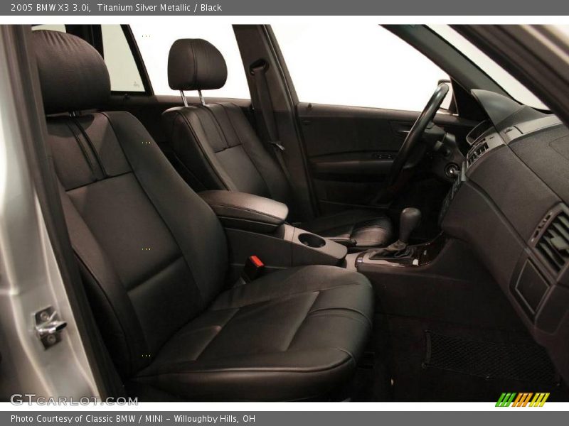 Titanium Silver Metallic / Black 2005 BMW X3 3.0i
