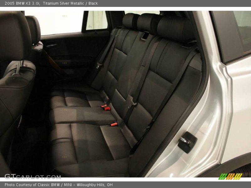 Titanium Silver Metallic / Black 2005 BMW X3 3.0i