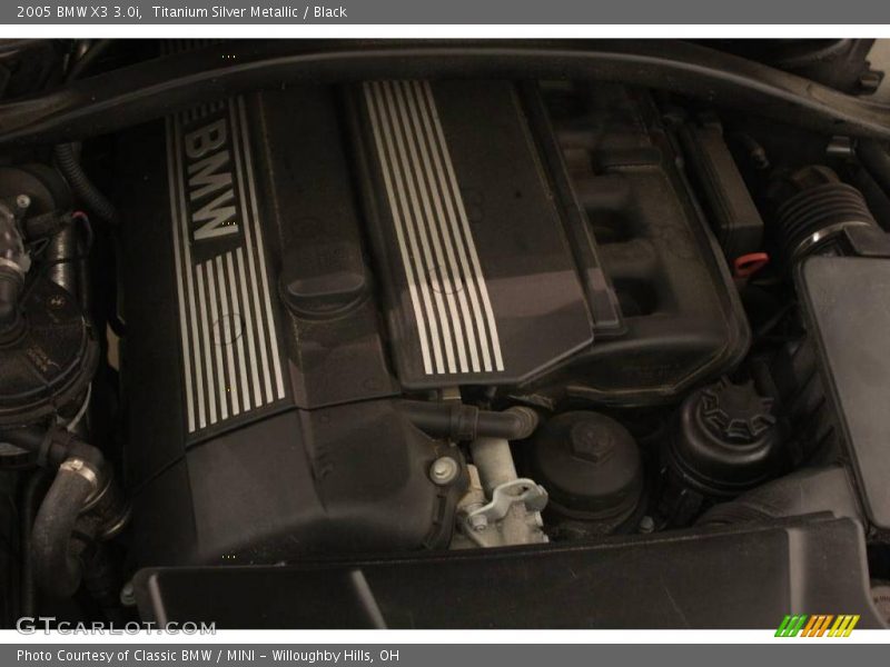 Titanium Silver Metallic / Black 2005 BMW X3 3.0i