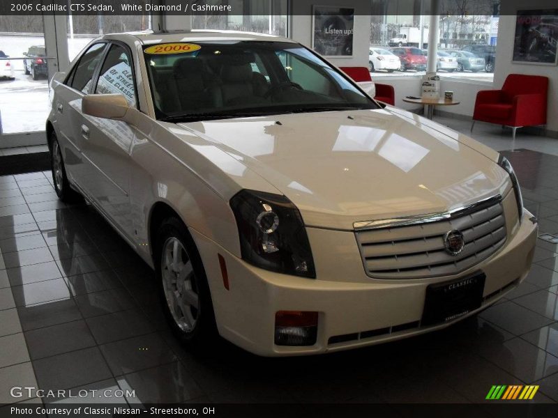 White Diamond / Cashmere 2006 Cadillac CTS Sedan