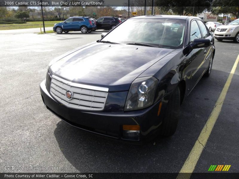 Blue Chip / Light Gray/Ebony 2006 Cadillac CTS Sedan