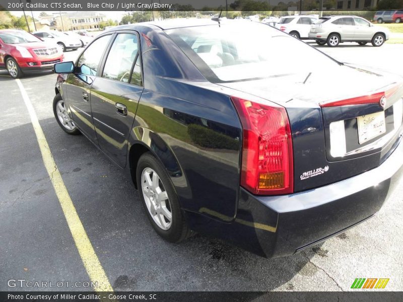 Blue Chip / Light Gray/Ebony 2006 Cadillac CTS Sedan