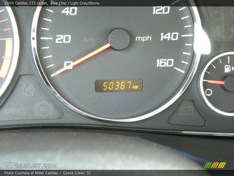 Blue Chip / Light Gray/Ebony 2006 Cadillac CTS Sedan
