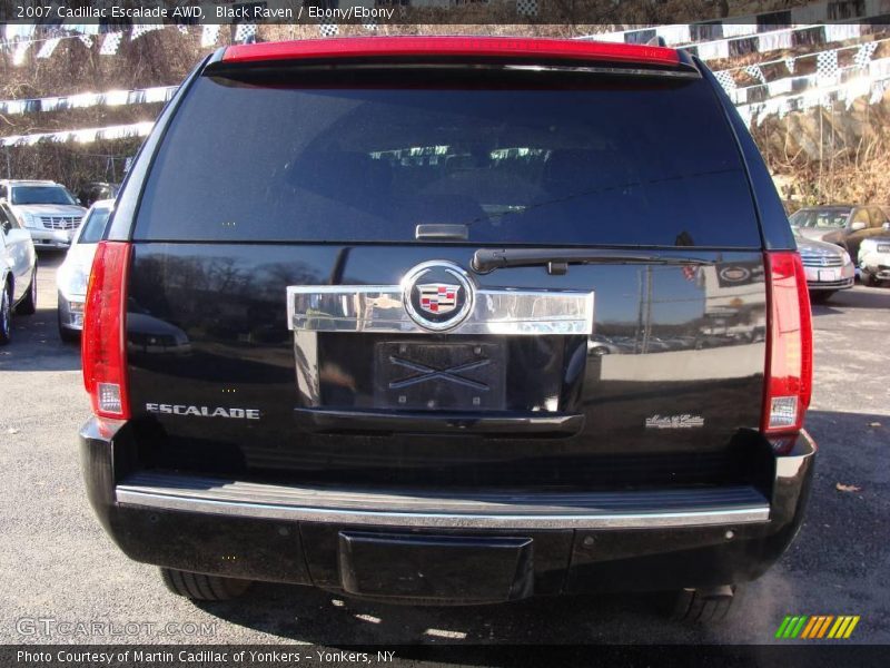 Black Raven / Ebony/Ebony 2007 Cadillac Escalade AWD