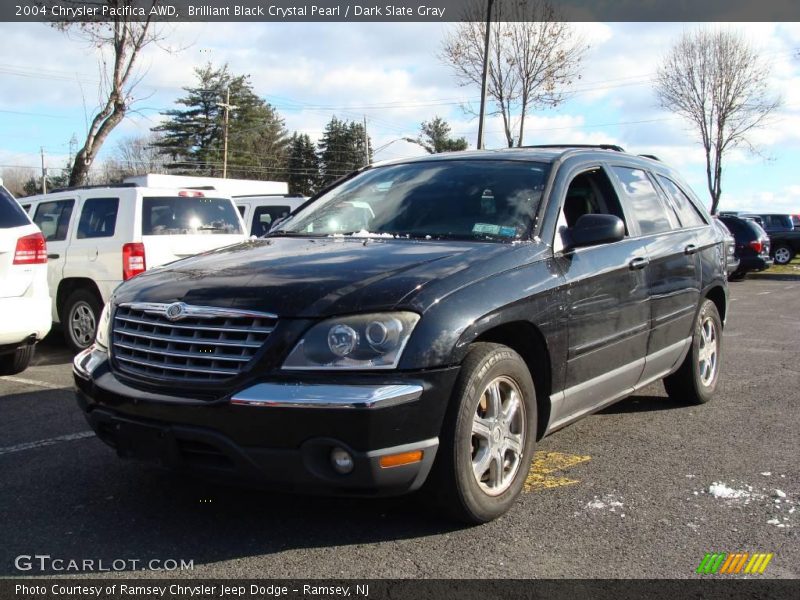Brilliant Black Crystal Pearl / Dark Slate Gray 2004 Chrysler Pacifica AWD