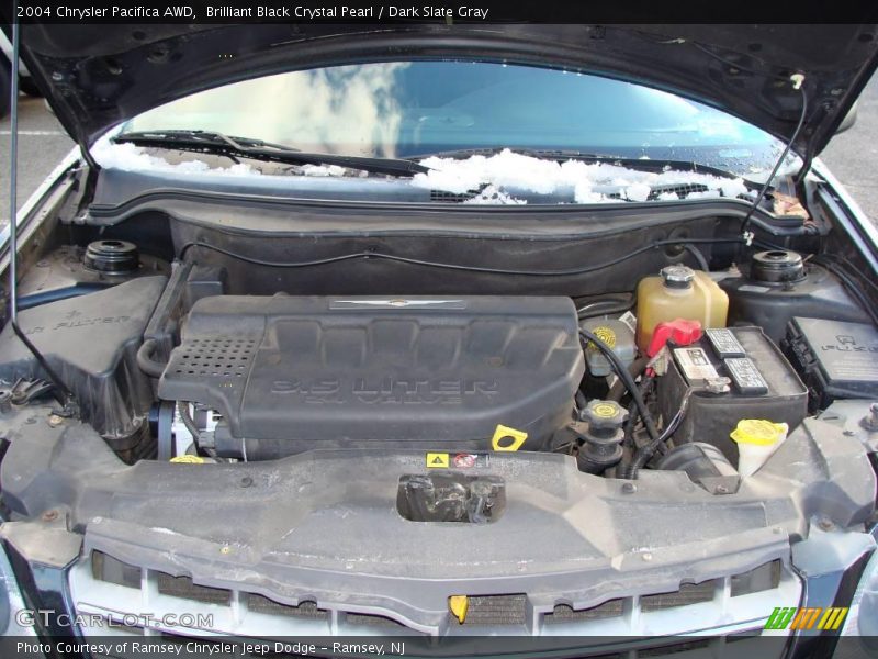 Brilliant Black Crystal Pearl / Dark Slate Gray 2004 Chrysler Pacifica AWD