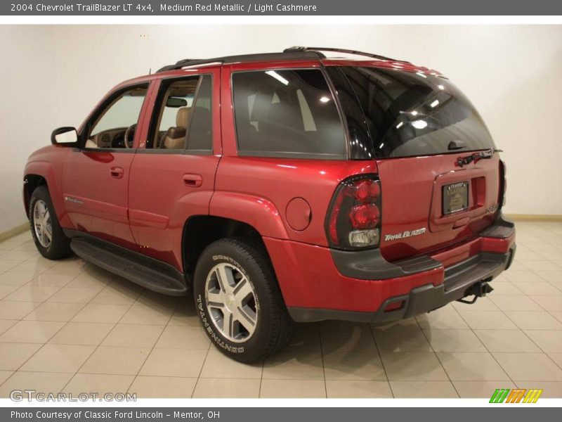 Medium Red Metallic / Light Cashmere 2004 Chevrolet TrailBlazer LT 4x4