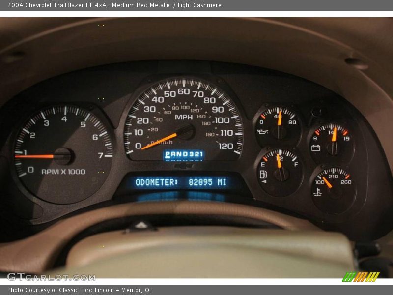 Medium Red Metallic / Light Cashmere 2004 Chevrolet TrailBlazer LT 4x4