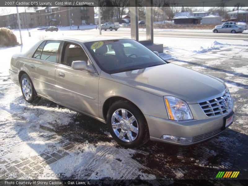 Gold Mist / Cashmere 2007 Cadillac DTS Luxury