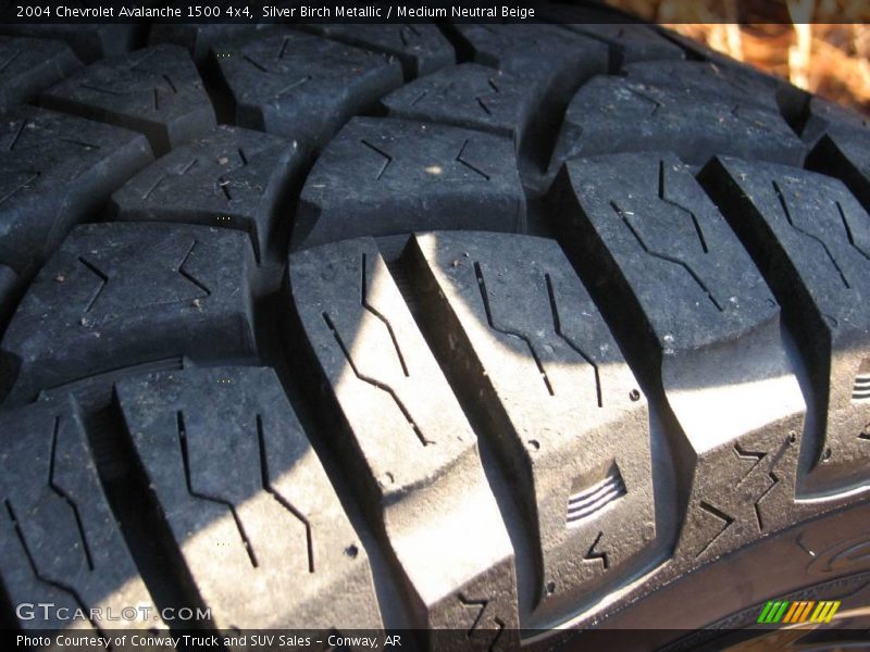 Silver Birch Metallic / Medium Neutral Beige 2004 Chevrolet Avalanche 1500 4x4