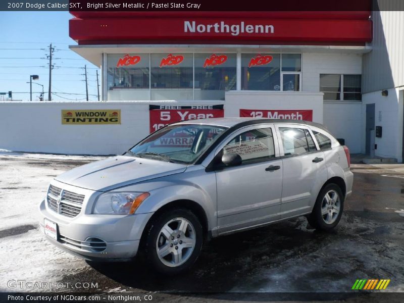 Bright Silver Metallic / Pastel Slate Gray 2007 Dodge Caliber SXT