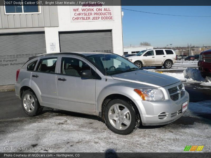 Bright Silver Metallic / Pastel Slate Gray 2007 Dodge Caliber SXT