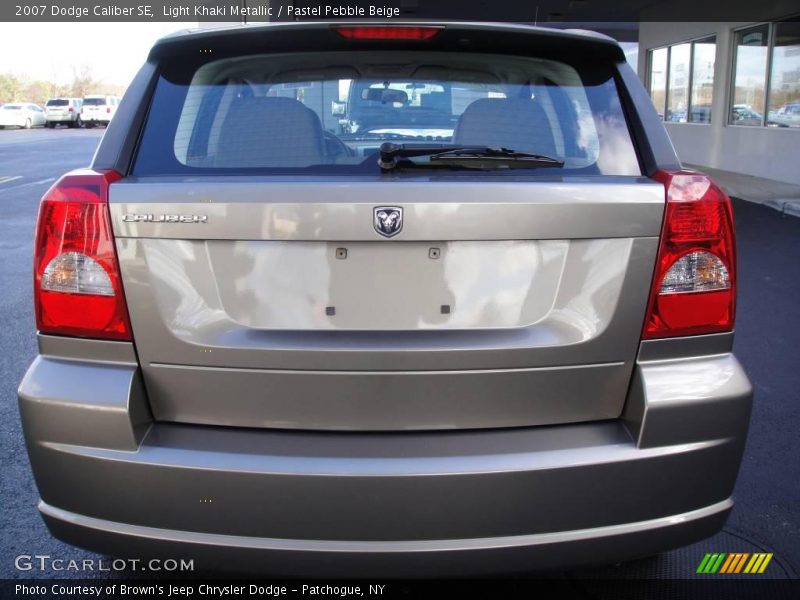 Light Khaki Metallic / Pastel Pebble Beige 2007 Dodge Caliber SE