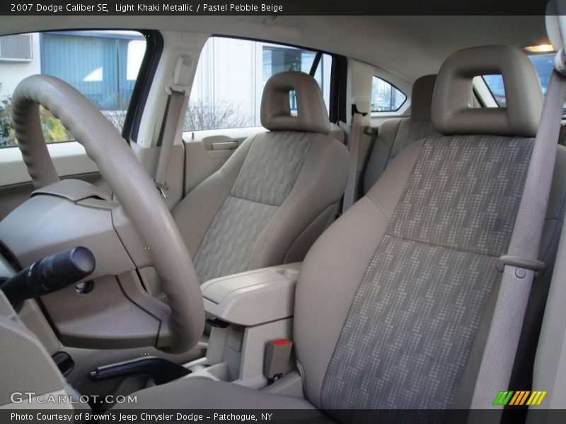 Light Khaki Metallic / Pastel Pebble Beige 2007 Dodge Caliber SE
