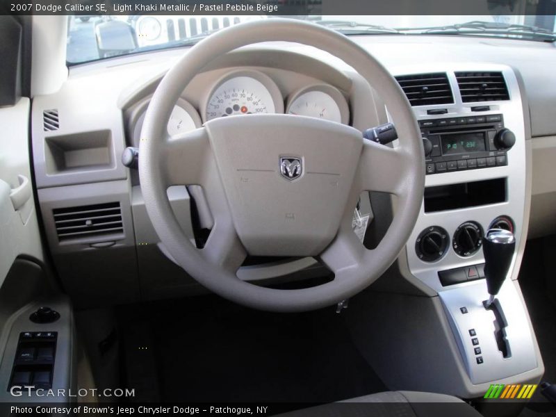 Light Khaki Metallic / Pastel Pebble Beige 2007 Dodge Caliber SE