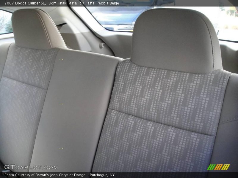 Light Khaki Metallic / Pastel Pebble Beige 2007 Dodge Caliber SE