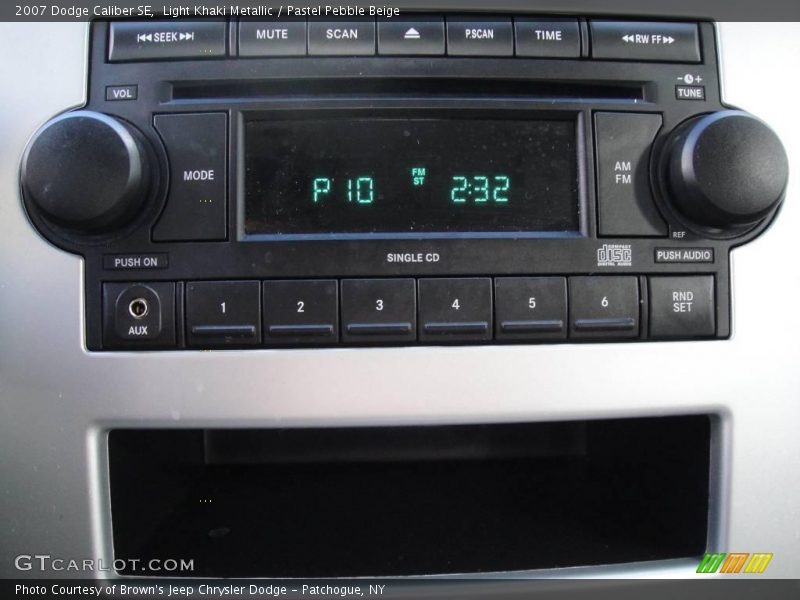 Light Khaki Metallic / Pastel Pebble Beige 2007 Dodge Caliber SE