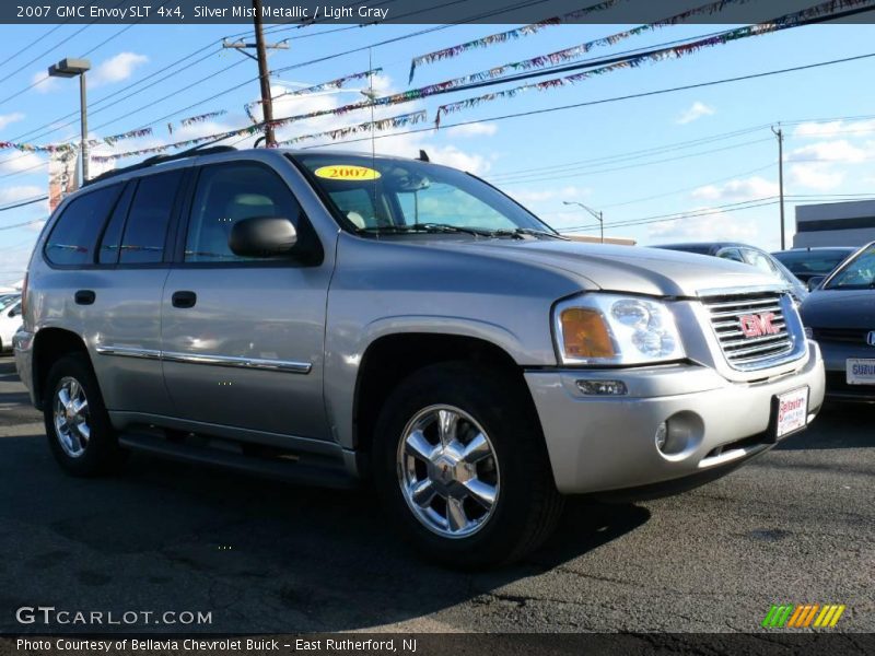 Silver Mist Metallic / Light Gray 2007 GMC Envoy SLT 4x4