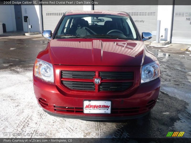 Inferno Red Crystal Pearl / Dark Slate Gray 2008 Dodge Caliber SE