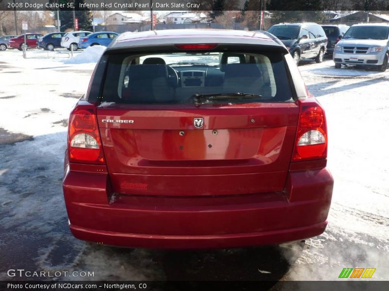 Inferno Red Crystal Pearl / Dark Slate Gray 2008 Dodge Caliber SE