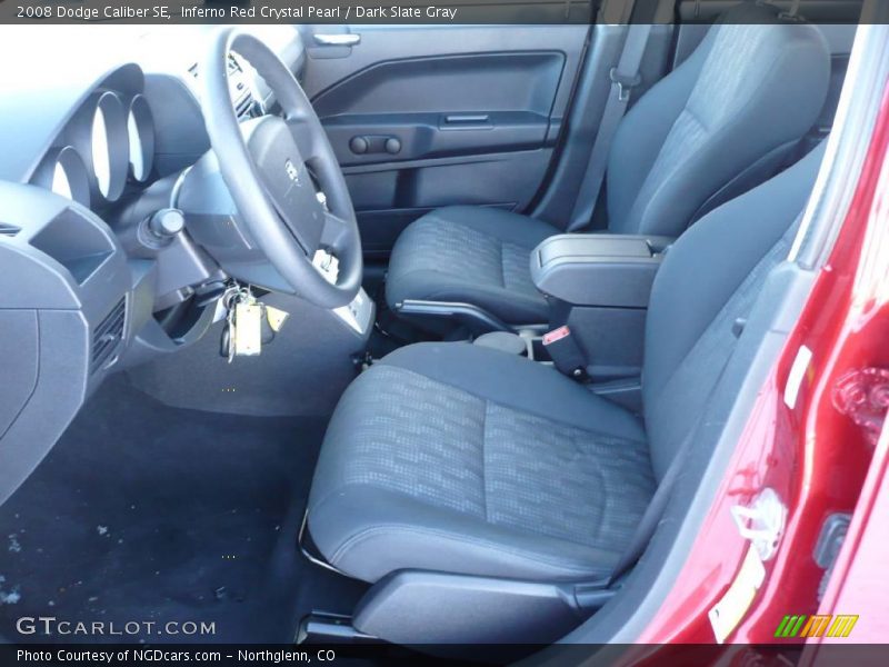 Inferno Red Crystal Pearl / Dark Slate Gray 2008 Dodge Caliber SE