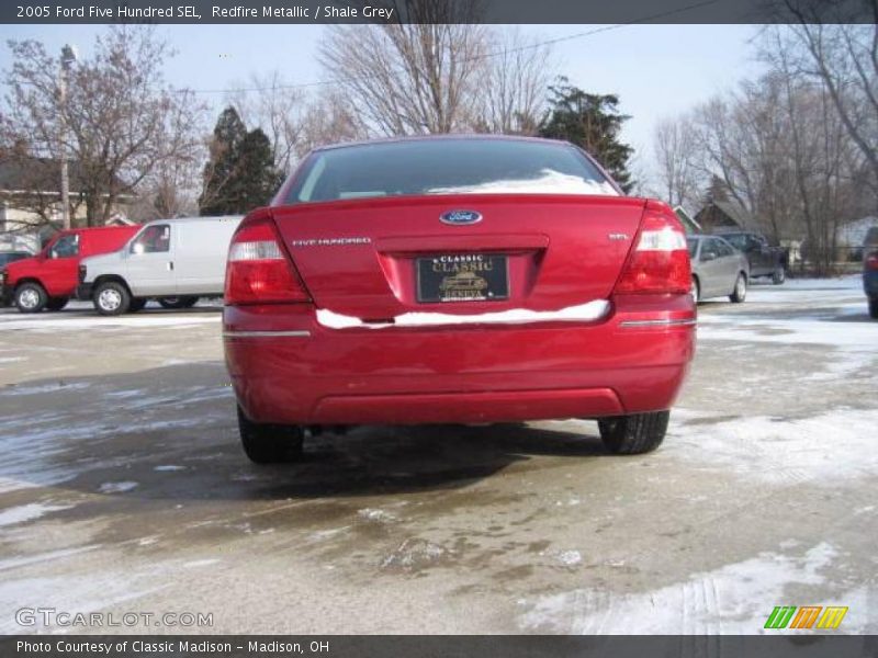 Redfire Metallic / Shale Grey 2005 Ford Five Hundred SEL
