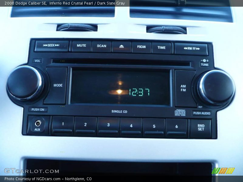 Inferno Red Crystal Pearl / Dark Slate Gray 2008 Dodge Caliber SE