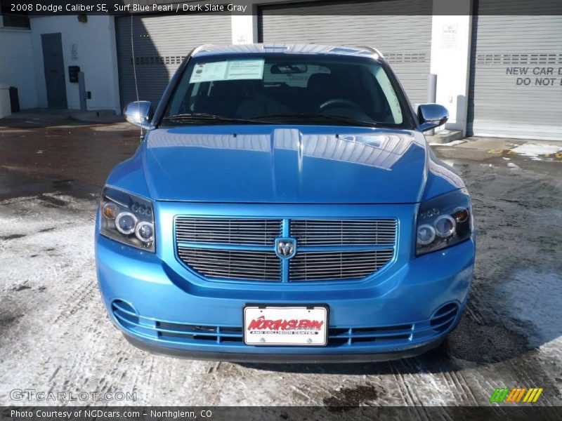 Surf Blue Pearl / Dark Slate Gray 2008 Dodge Caliber SE