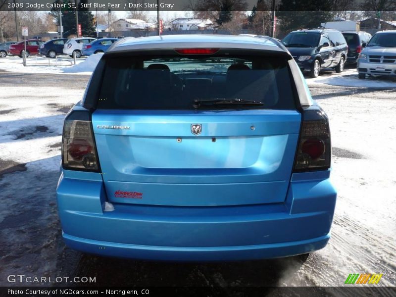 Surf Blue Pearl / Dark Slate Gray 2008 Dodge Caliber SE