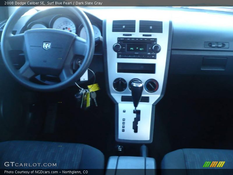 Surf Blue Pearl / Dark Slate Gray 2008 Dodge Caliber SE