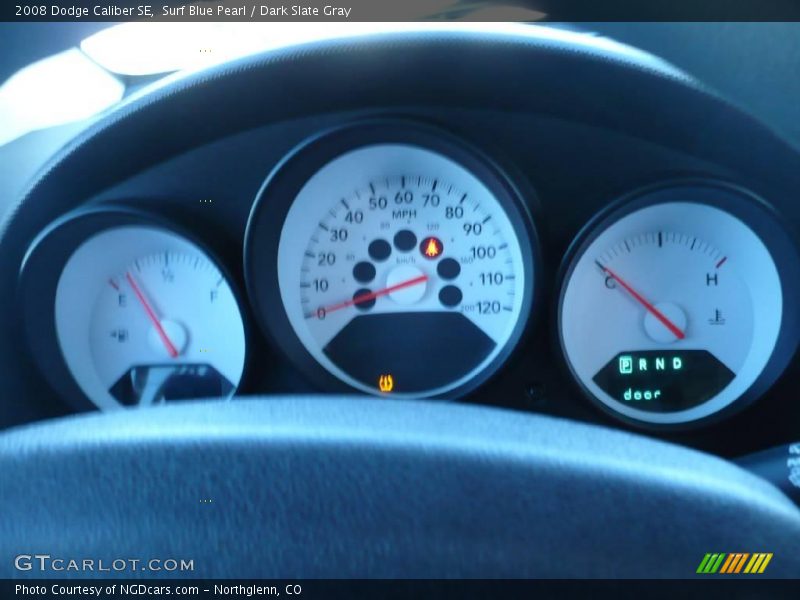 Surf Blue Pearl / Dark Slate Gray 2008 Dodge Caliber SE