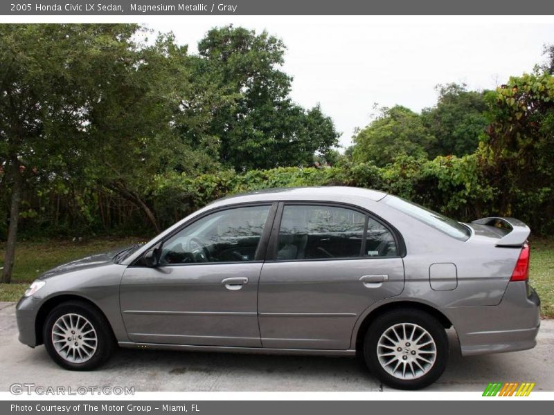 Magnesium Metallic / Gray 2005 Honda Civic LX Sedan