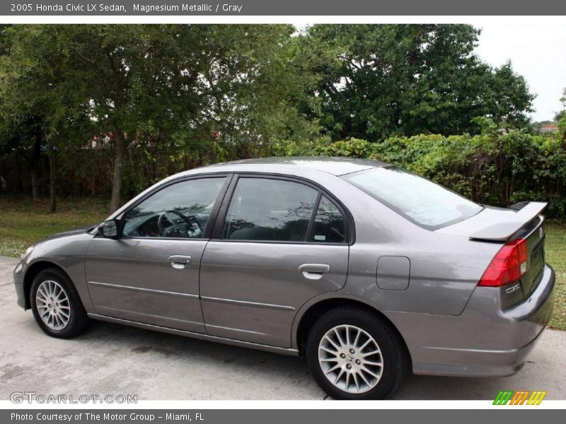 Magnesium Metallic / Gray 2005 Honda Civic LX Sedan