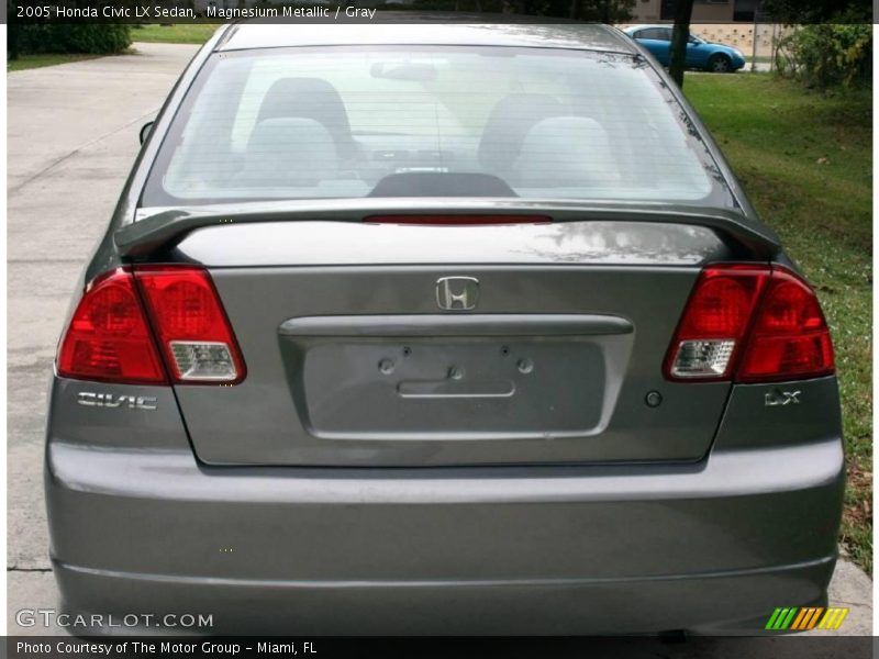 Magnesium Metallic / Gray 2005 Honda Civic LX Sedan