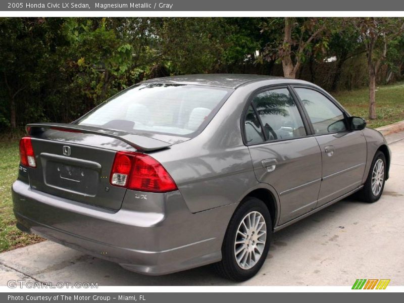 Magnesium Metallic / Gray 2005 Honda Civic LX Sedan