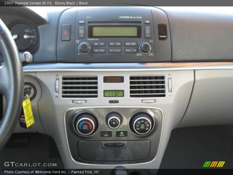 Ebony Black / Black 2007 Hyundai Sonata SE V6