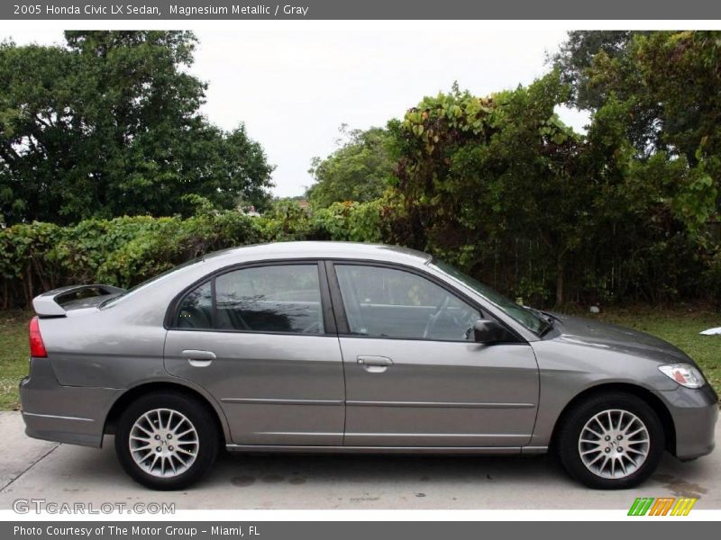 Magnesium Metallic / Gray 2005 Honda Civic LX Sedan