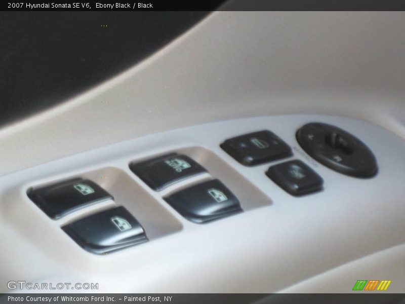 Ebony Black / Black 2007 Hyundai Sonata SE V6